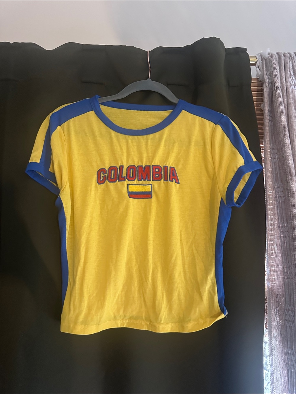 Colombia Yellow & Blue Tee